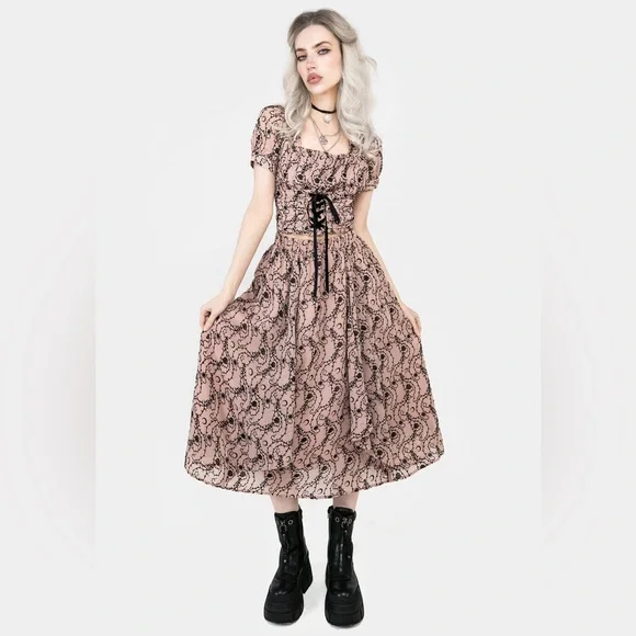 NWT Disturbia Rosethorn Crop Top US 12 / UK 16 - Picture 6 of 9